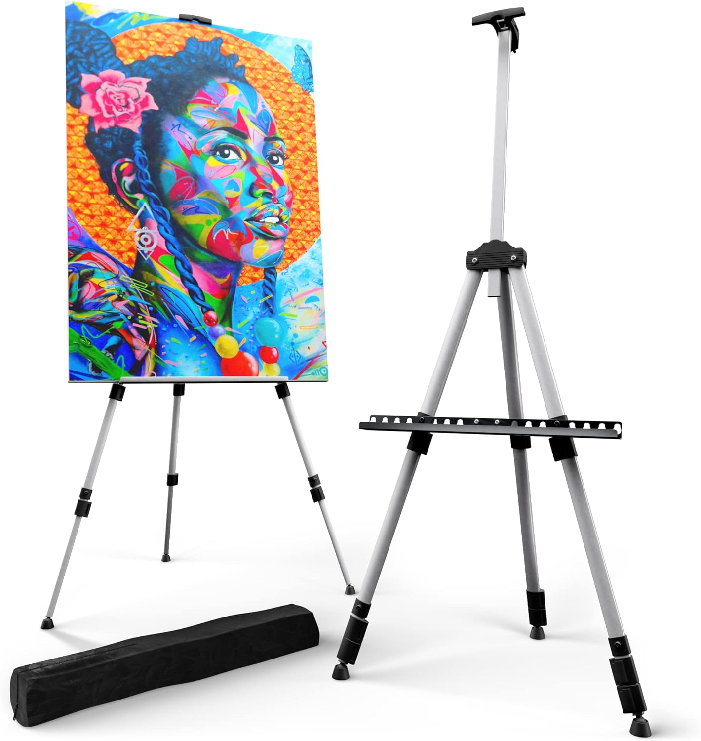 Portable Artist Easel Stand - Adjustable Height and Lightweight