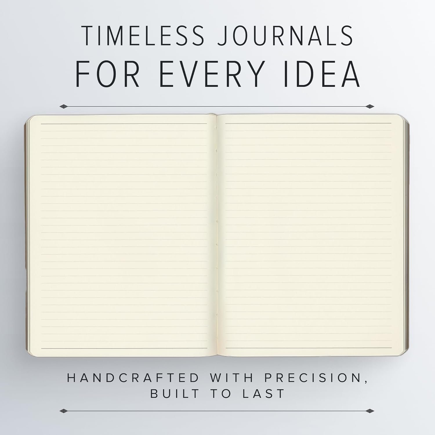 Gallery Leather Journal - 192 Lined Pages Acadia Tan 8x55