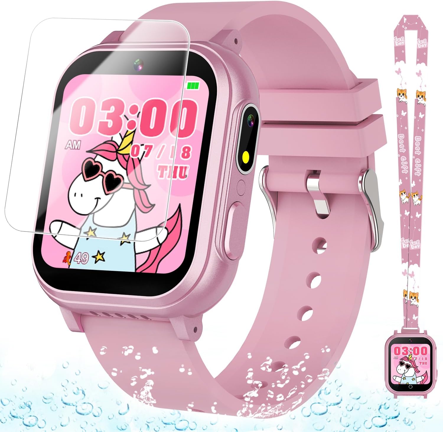 Waterproof Smart Watch for Kids with 32 Games