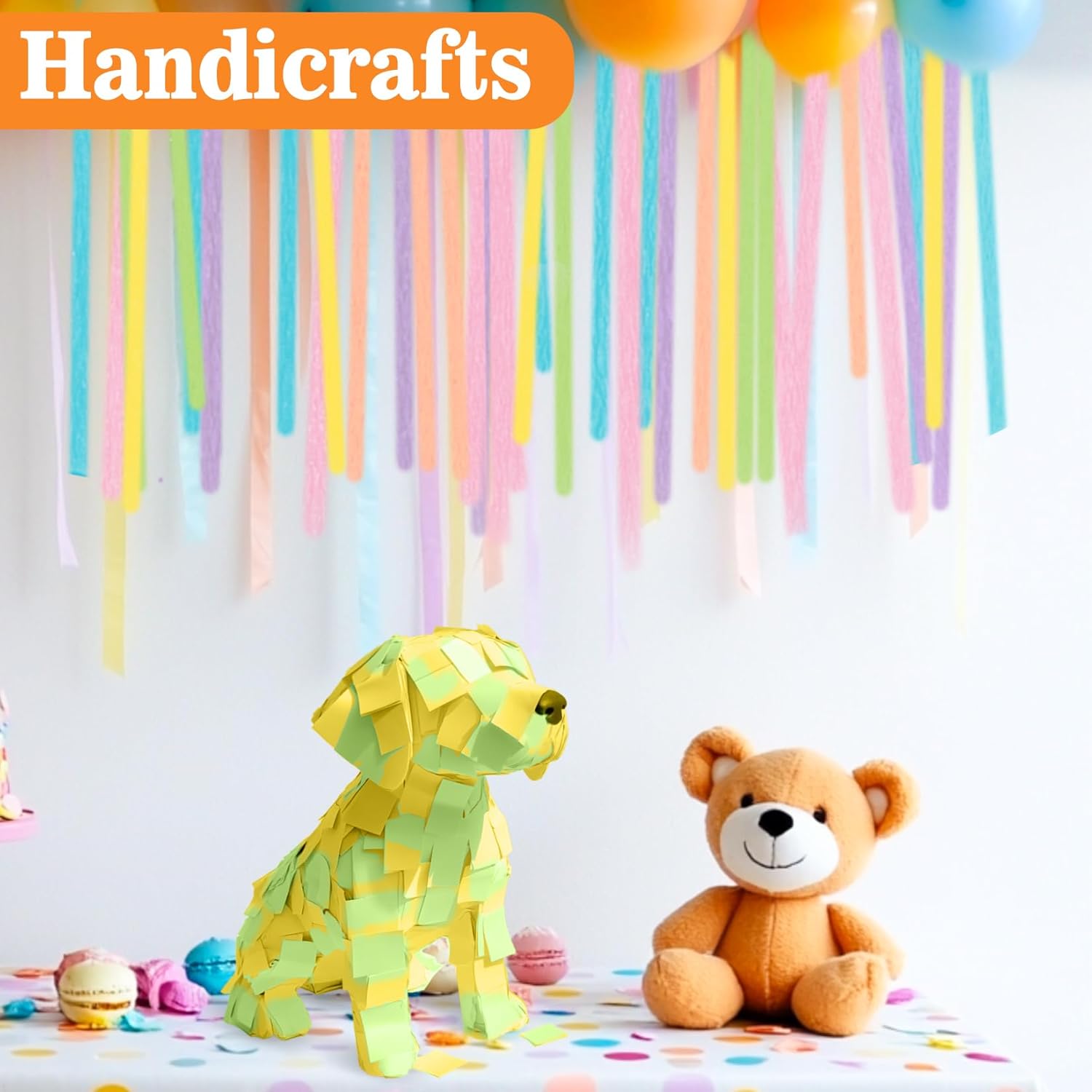 Party Crepe Paper Streamers 6 Rolls 492ft Decorations