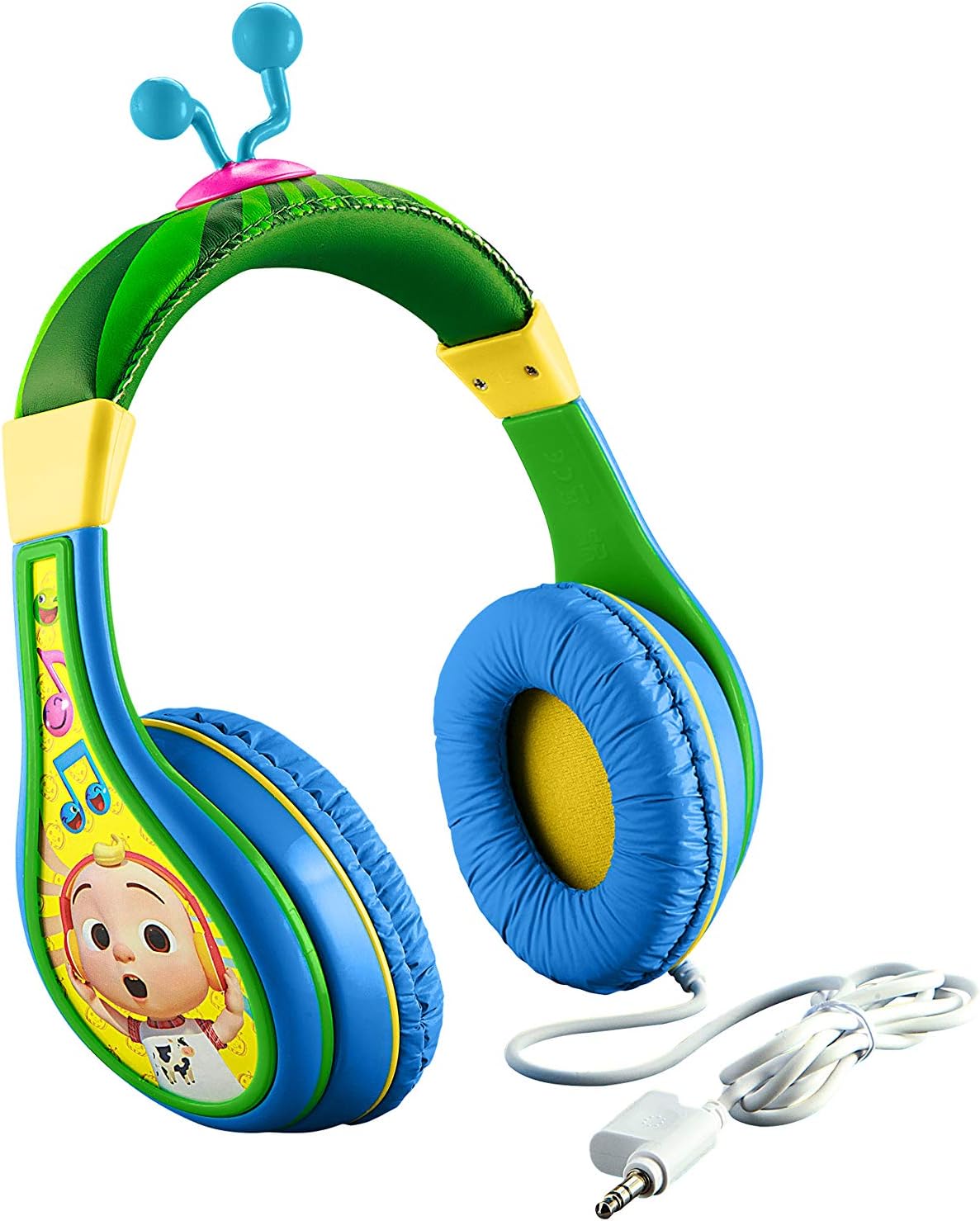 Cocomelon Toddler Headphones with Share Port for Kids