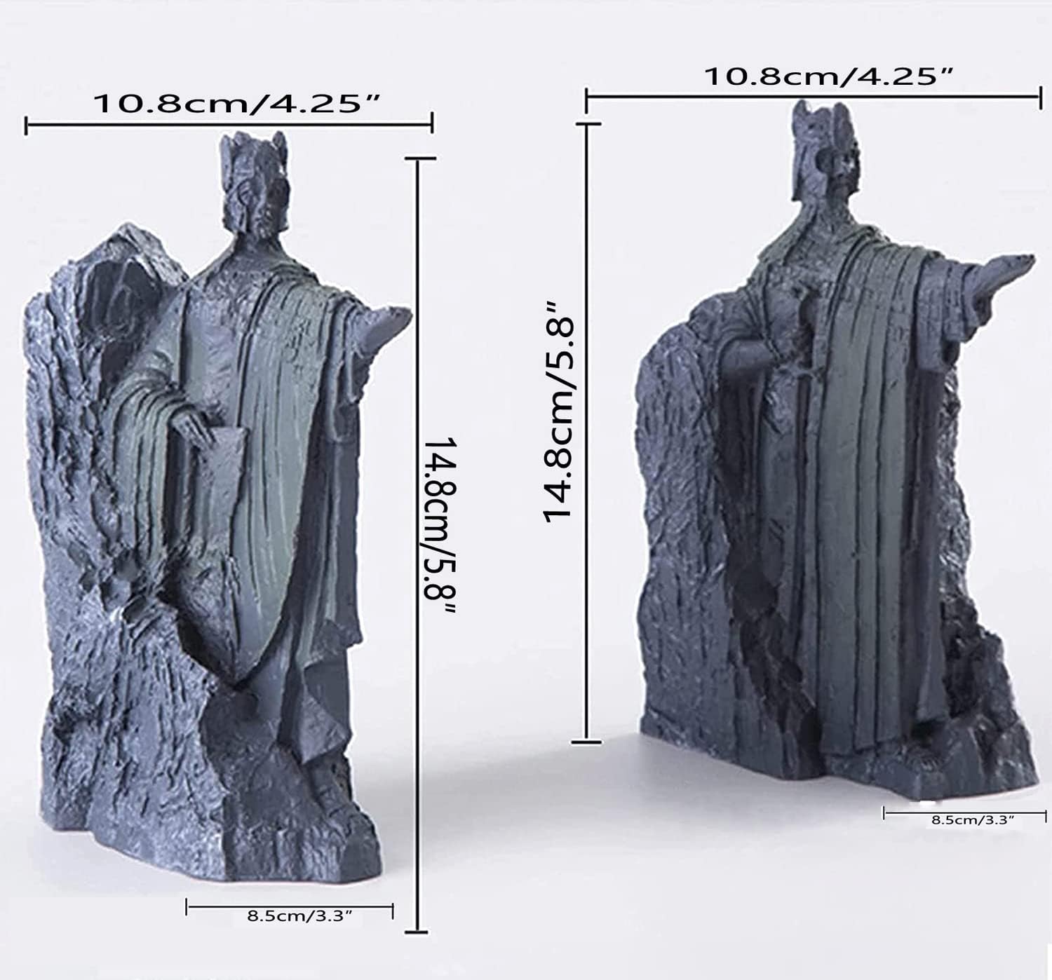 Bookends Resin Lord of Rings Hobbit Decor Blue Large