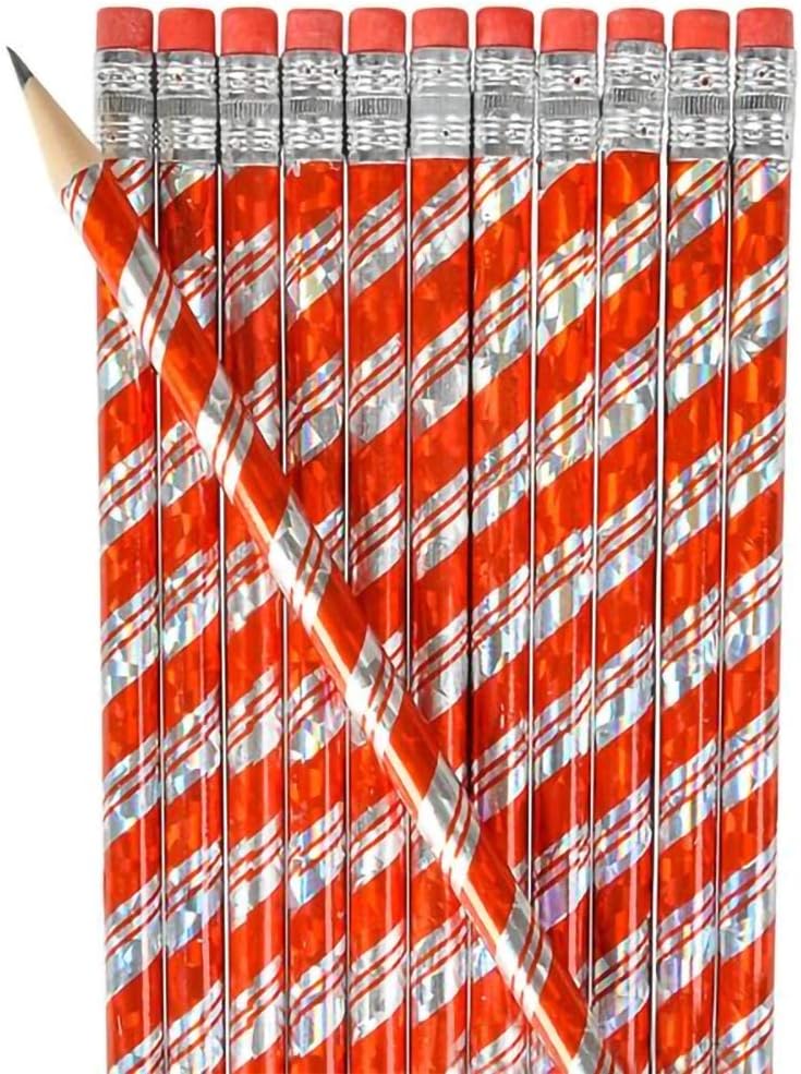 ArtCreativity Christmas Pencils for Kids Pack of 24