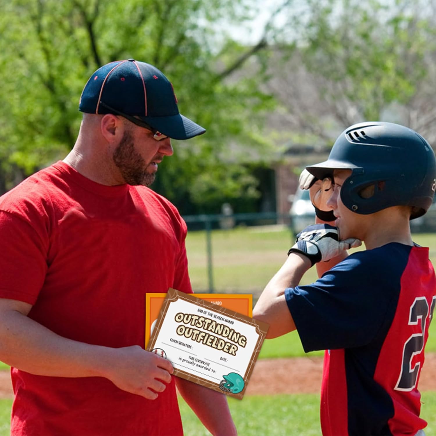 Baseball Achievement Certificates 60Pcs Set