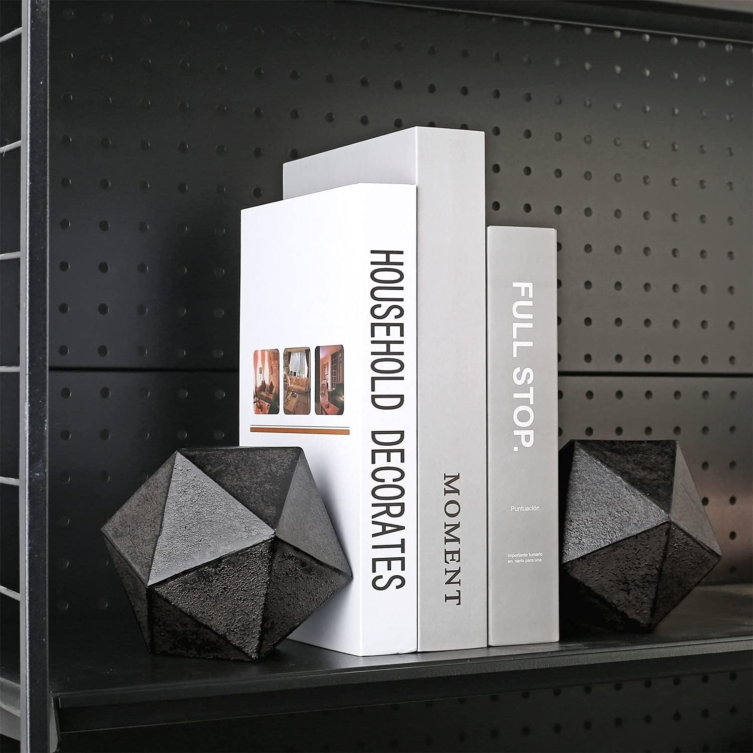 Ambipolar Modern Cast Iron Bookends Set of 2