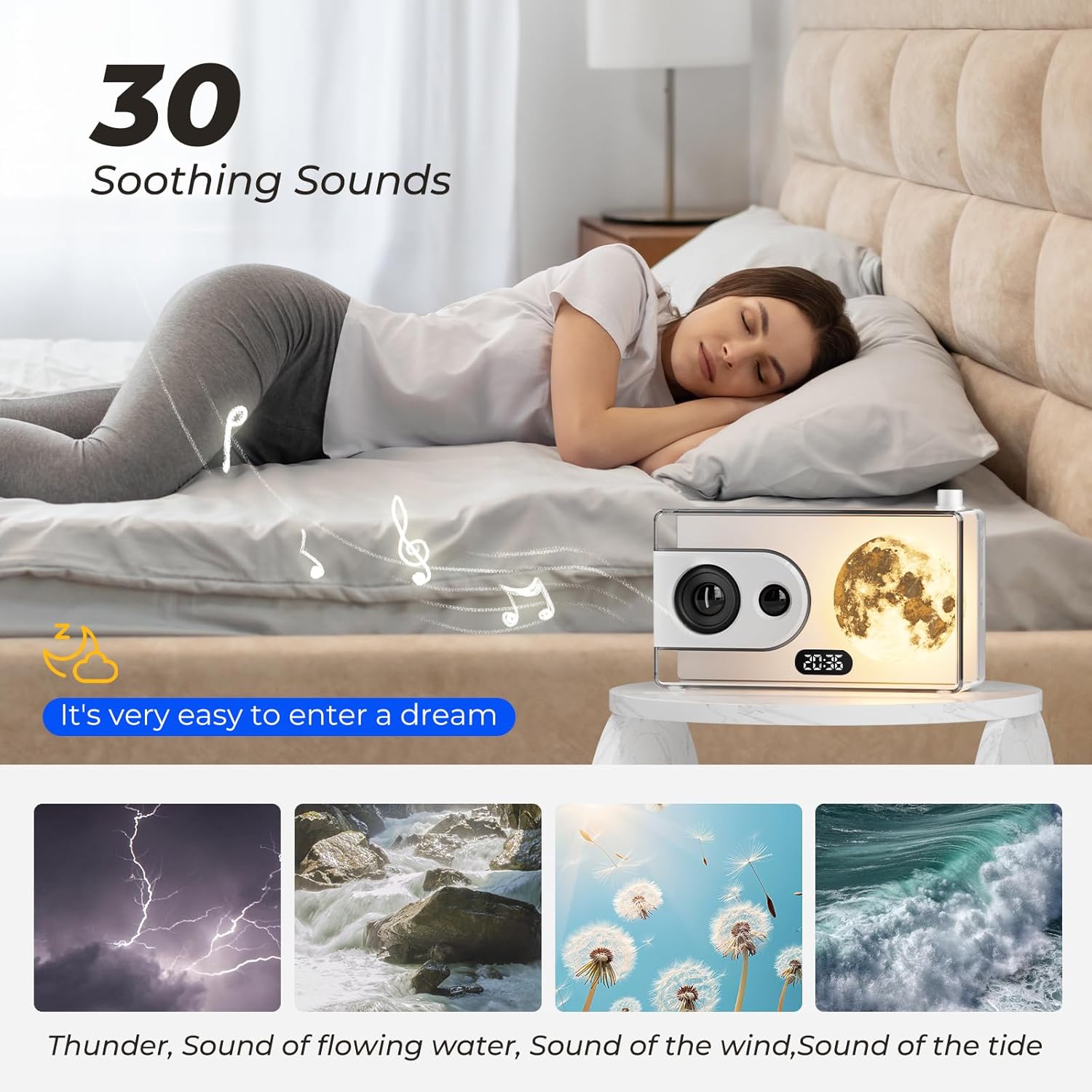 Portable Bluetooth Speaker with Lights and Subwoofer
