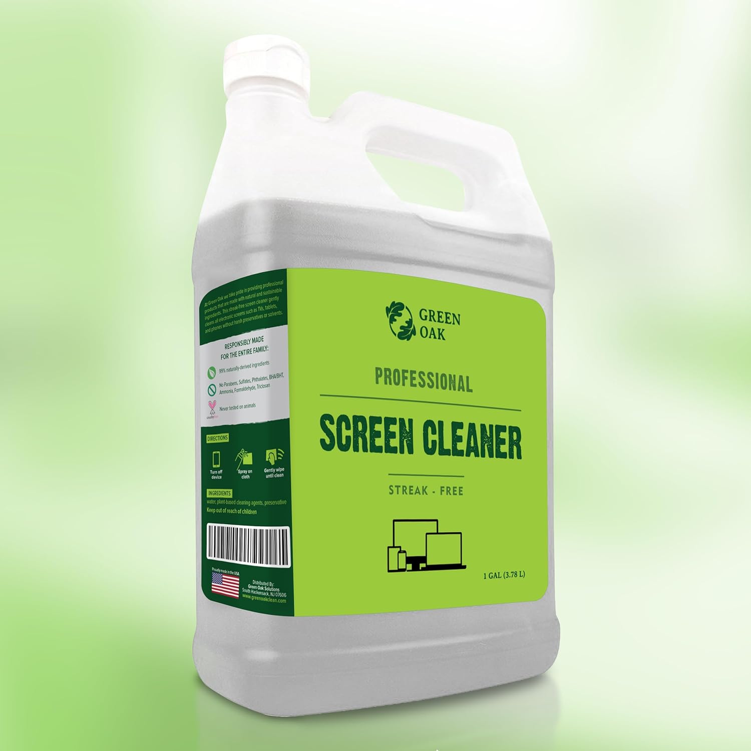 Green Oak Screen Cleaner Refill 1 Gallon