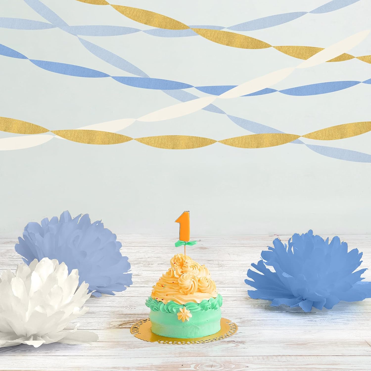 Kisston 10 Rolls Crepe Paper Streamers Decorations
