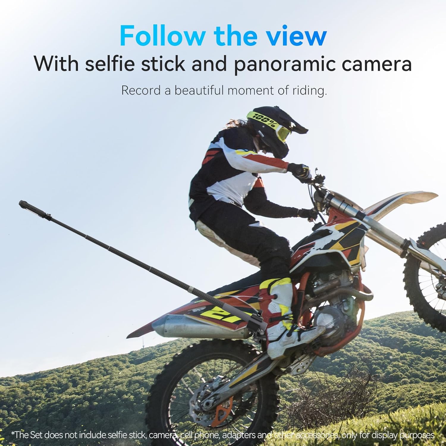 TELESIN 360 Dual Ball Clamp Mount for GoPro and Action Cameras