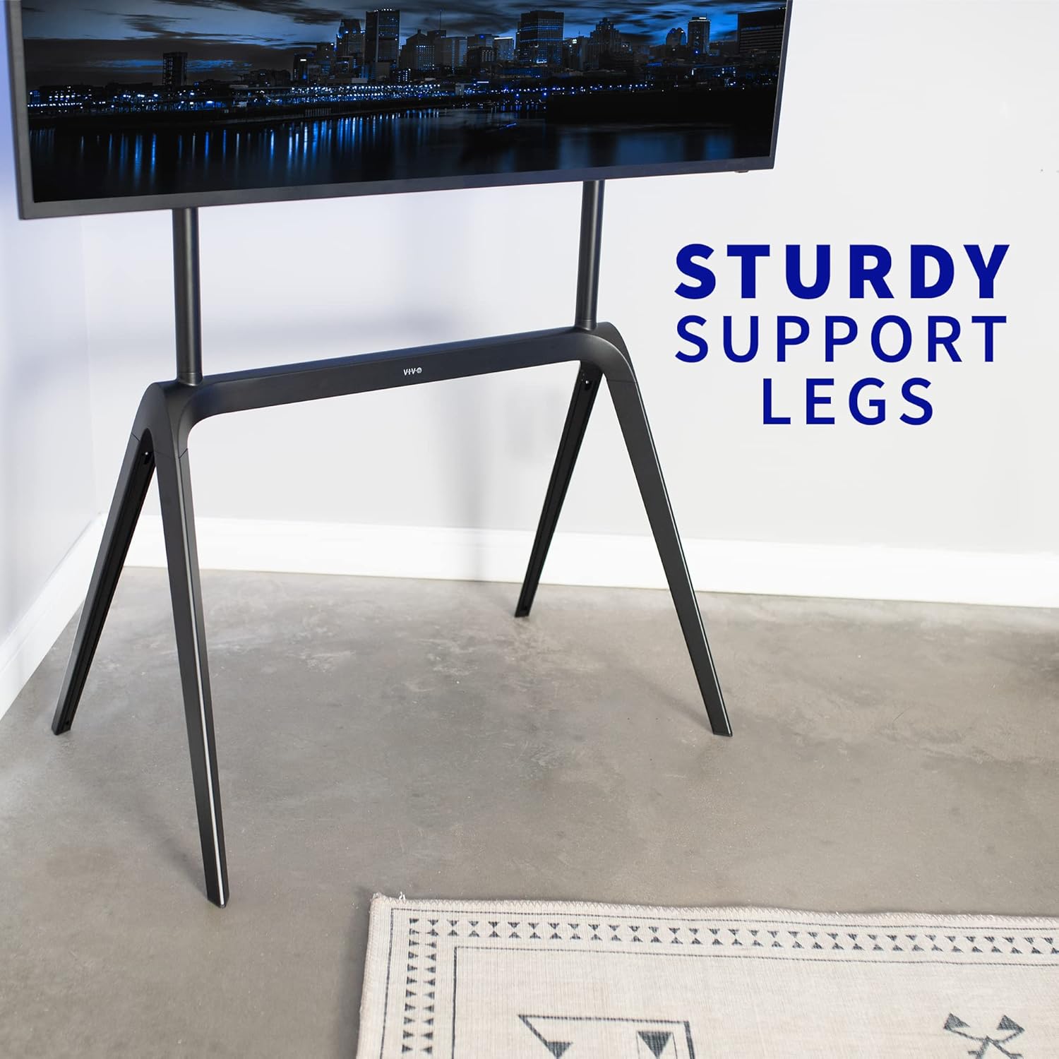 Vivo Steel Easel TV Stand 65-86 Inch Modern Display