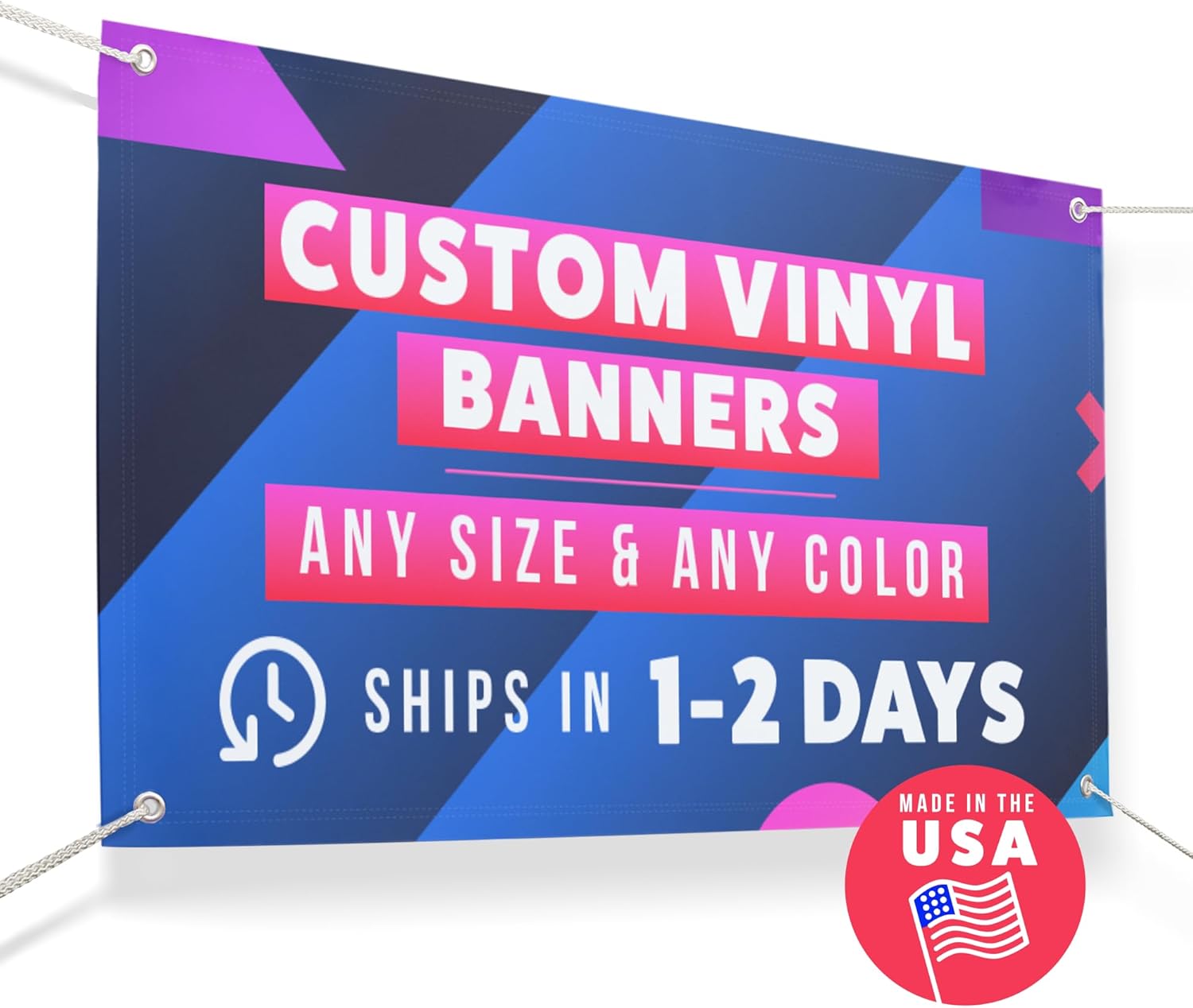 CustomForMe Personalized Vinyl Banner 2x2