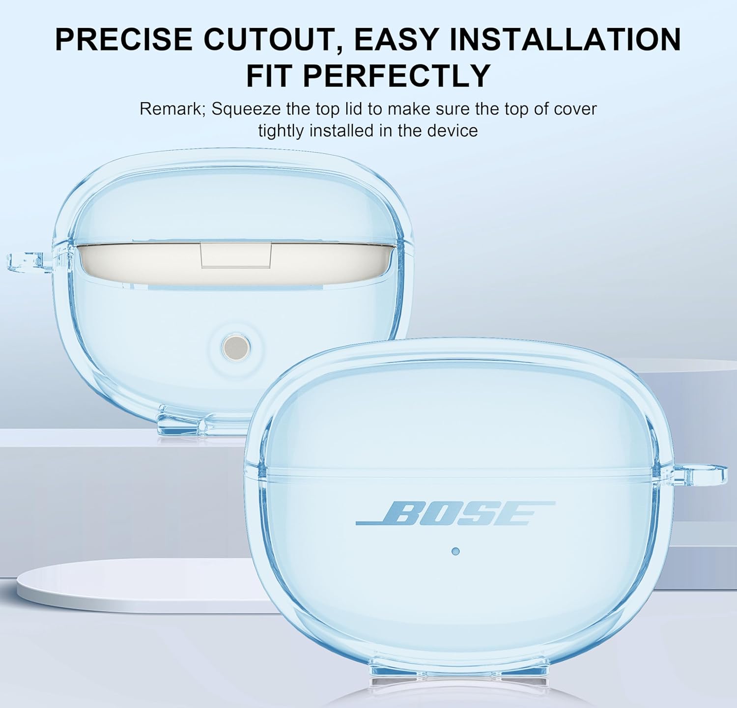 Bose Ultra Open Earbuds Case Clear TPU Cover 2024