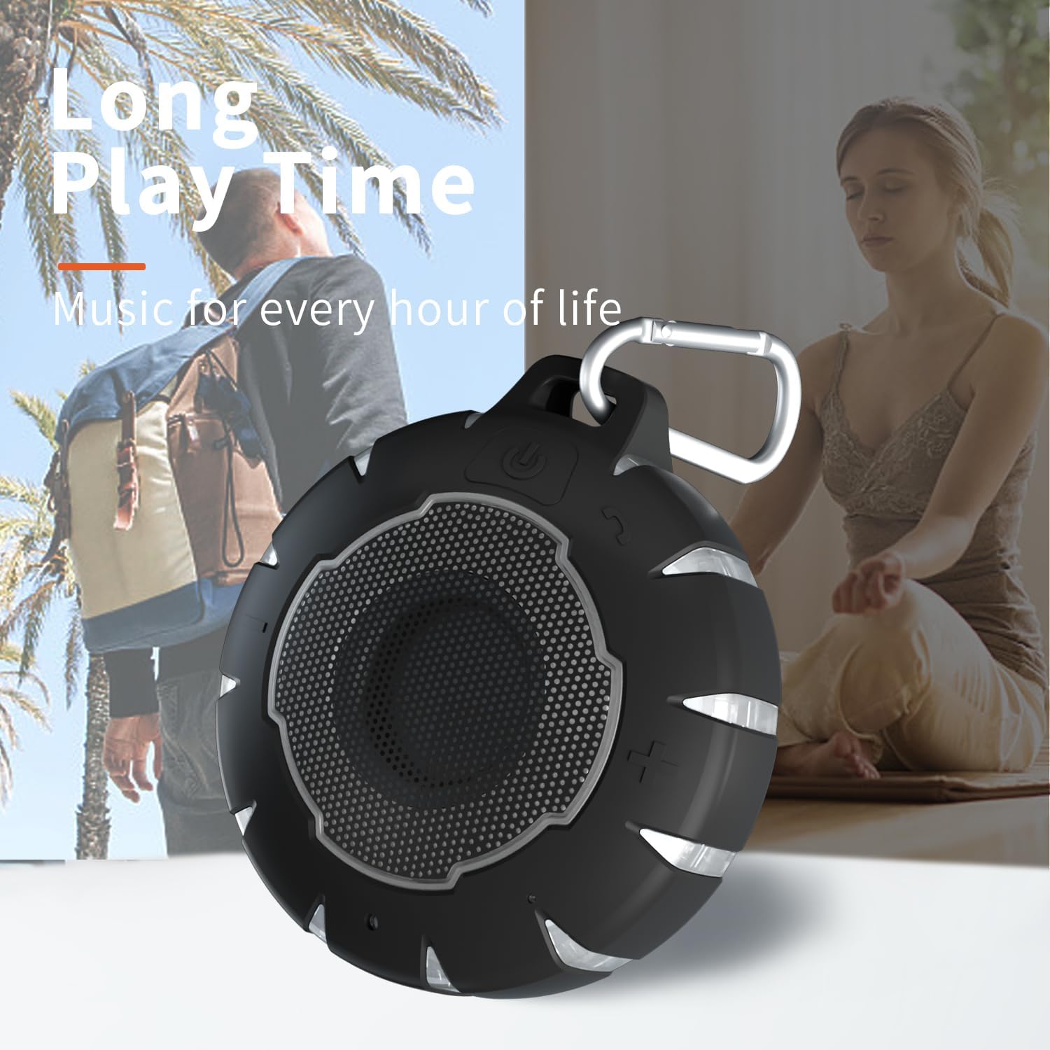HEYSONG Waterproof Bluetooth Speaker