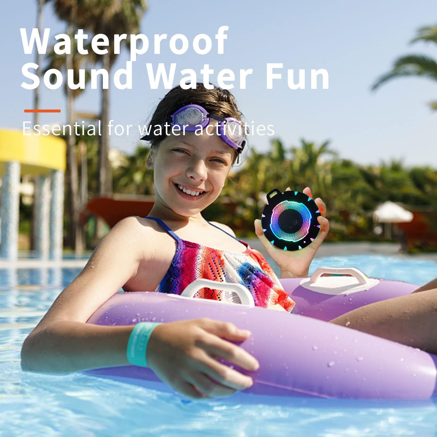 HEYSONG Waterproof Bluetooth Speaker