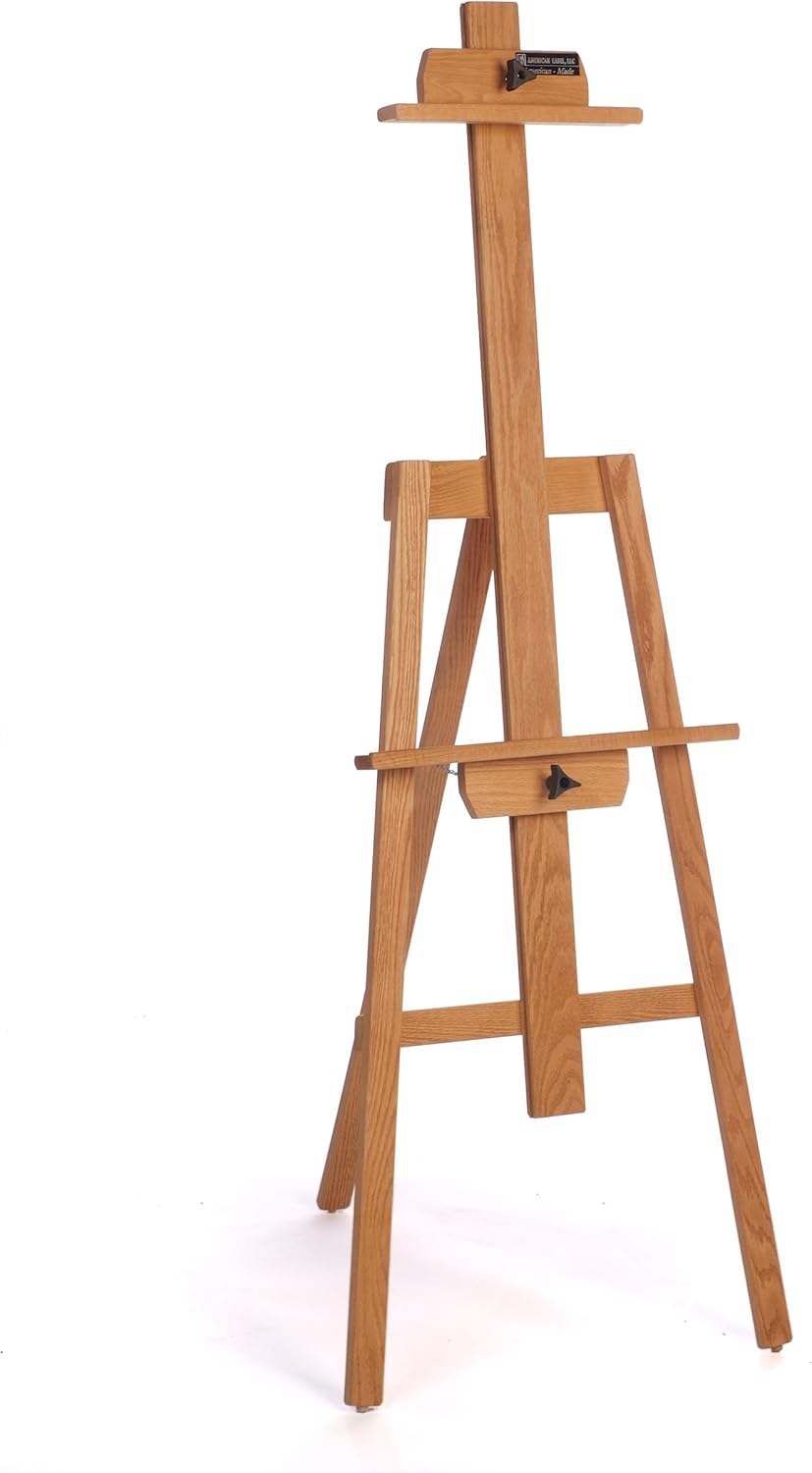 American Easel Oak Yazhi Easel Golden Finish