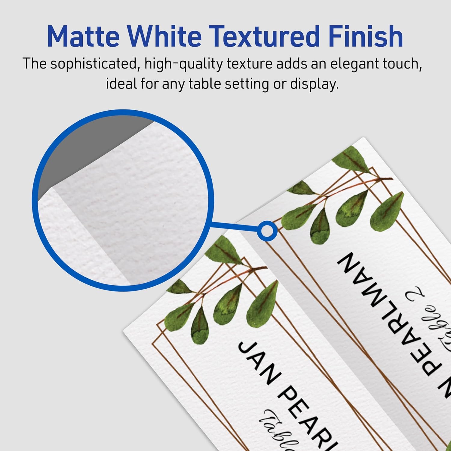 Avery 150 Blank Tent Cards with Sure Feed Technology
