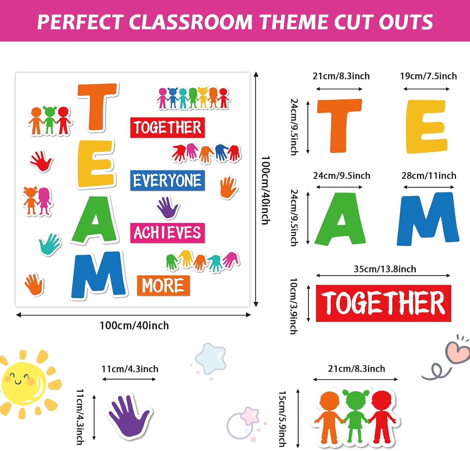 Team Welcome Set Classroom Bulletin Board Decor