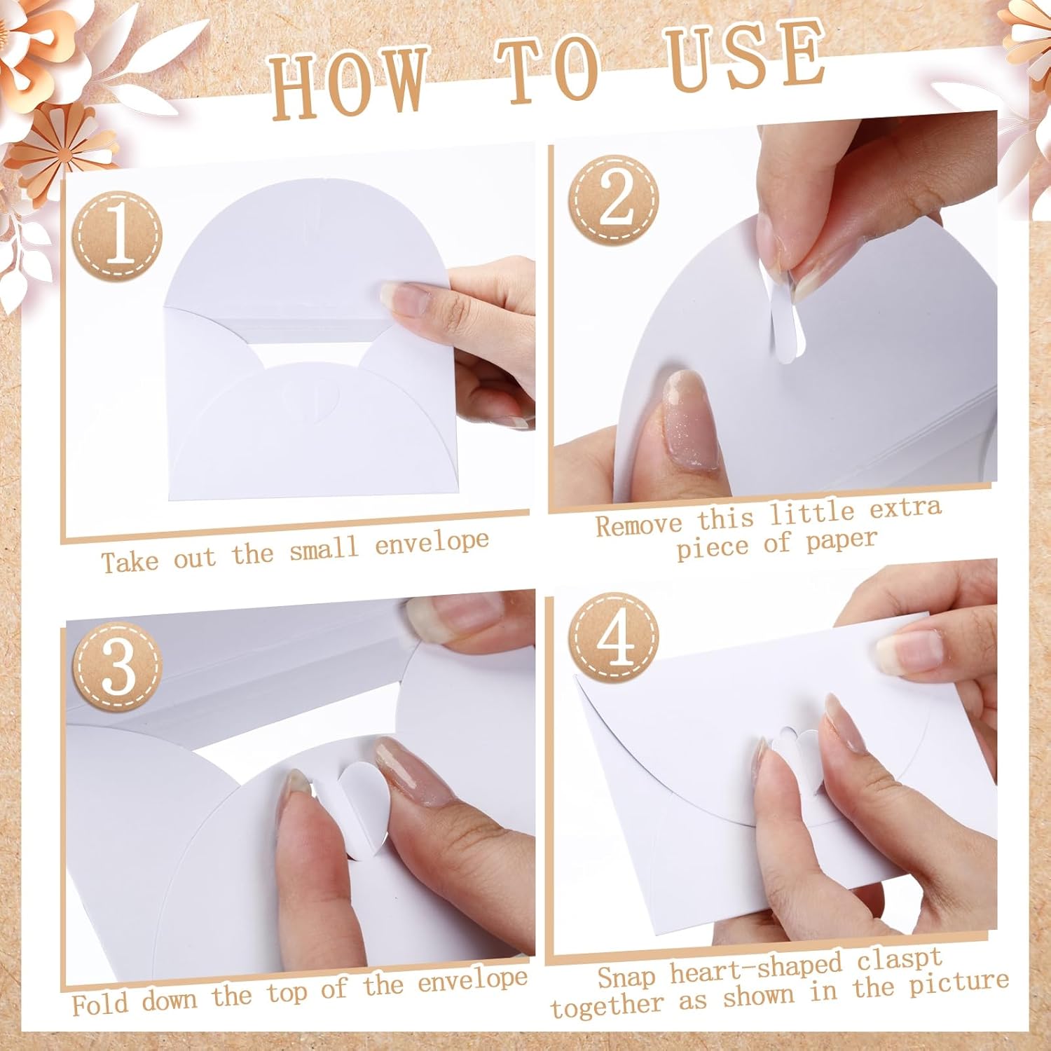 Uiifan 550 Pcs Window Gift Card Envelopes for Business