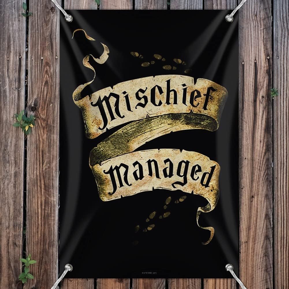 GRAPHICS MORE Harry Potter Mischief Managed Sign