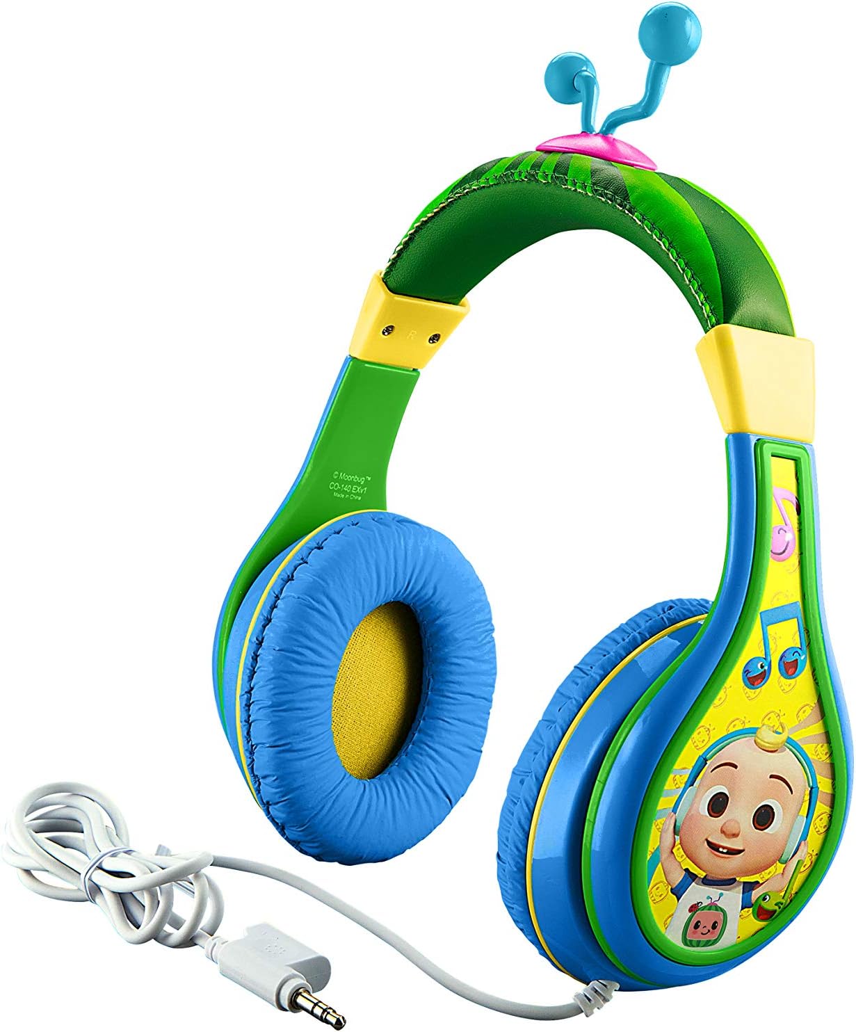 Cocomelon Toddler Headphones with Share Port for Kids
