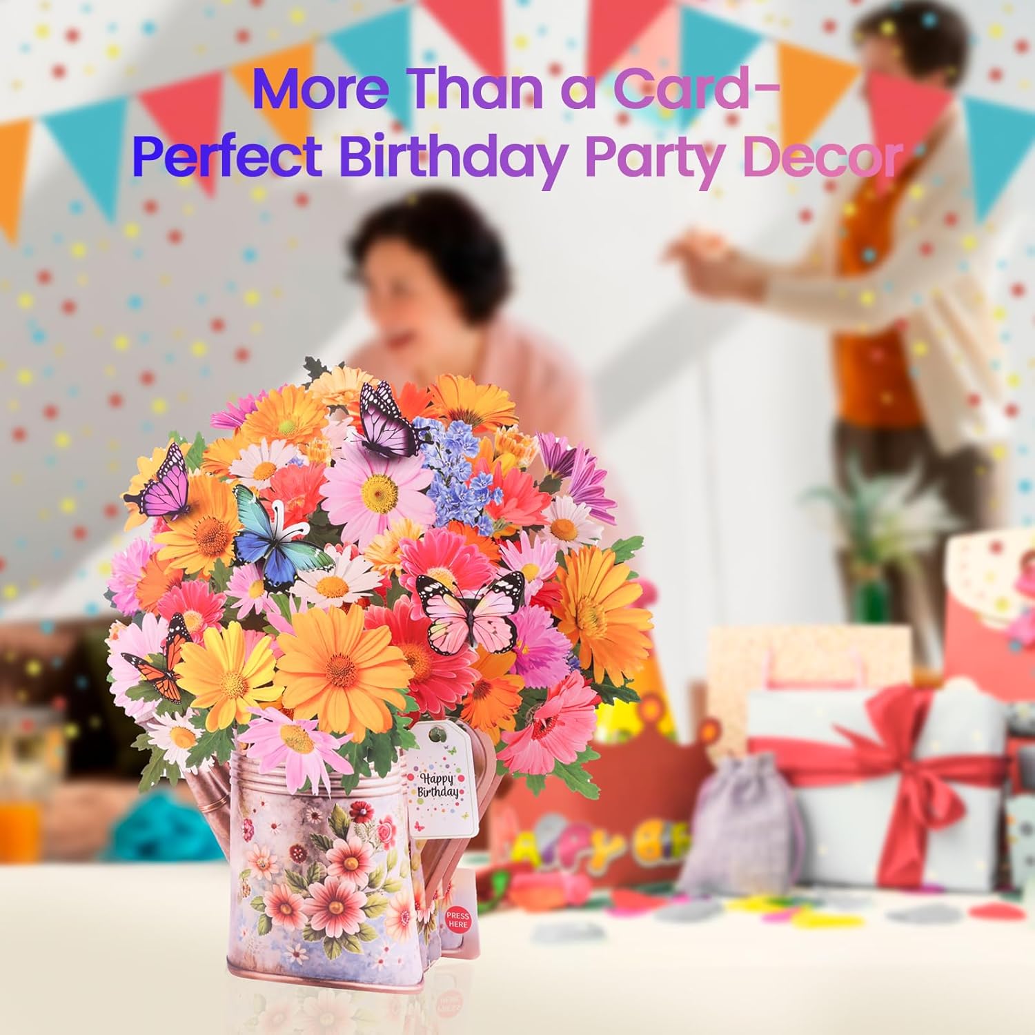 Pop Up Birthday Card with Music and Lights