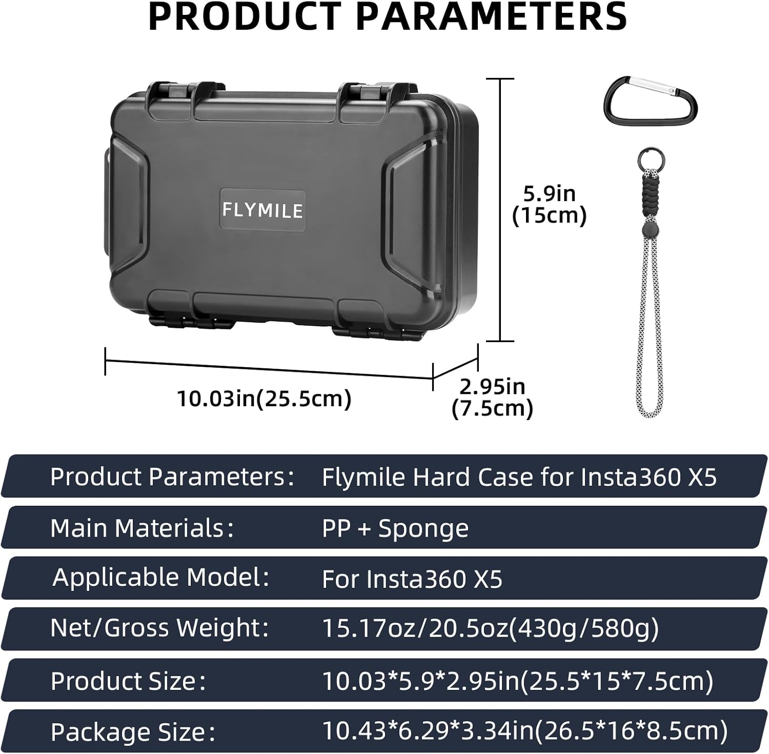 Flymile X5 Portable Waterproof Camera Case
