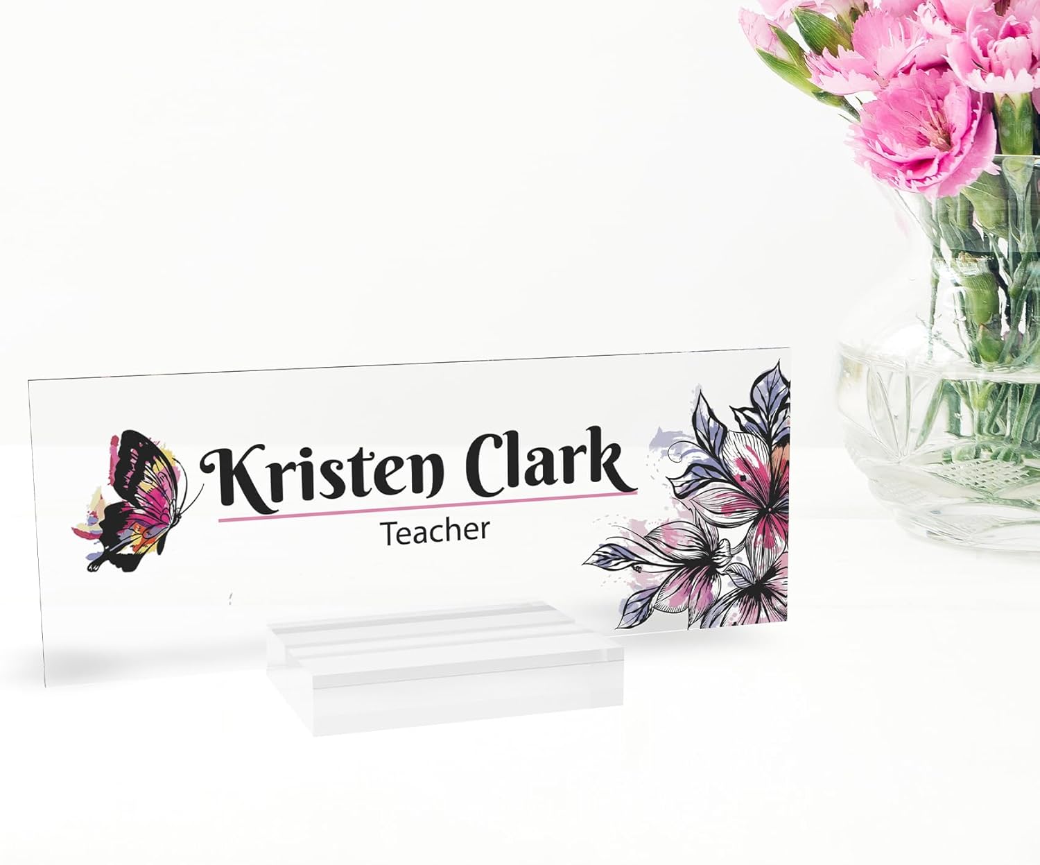 Customizable Desk Name Plate Office Decor Personalized Sign