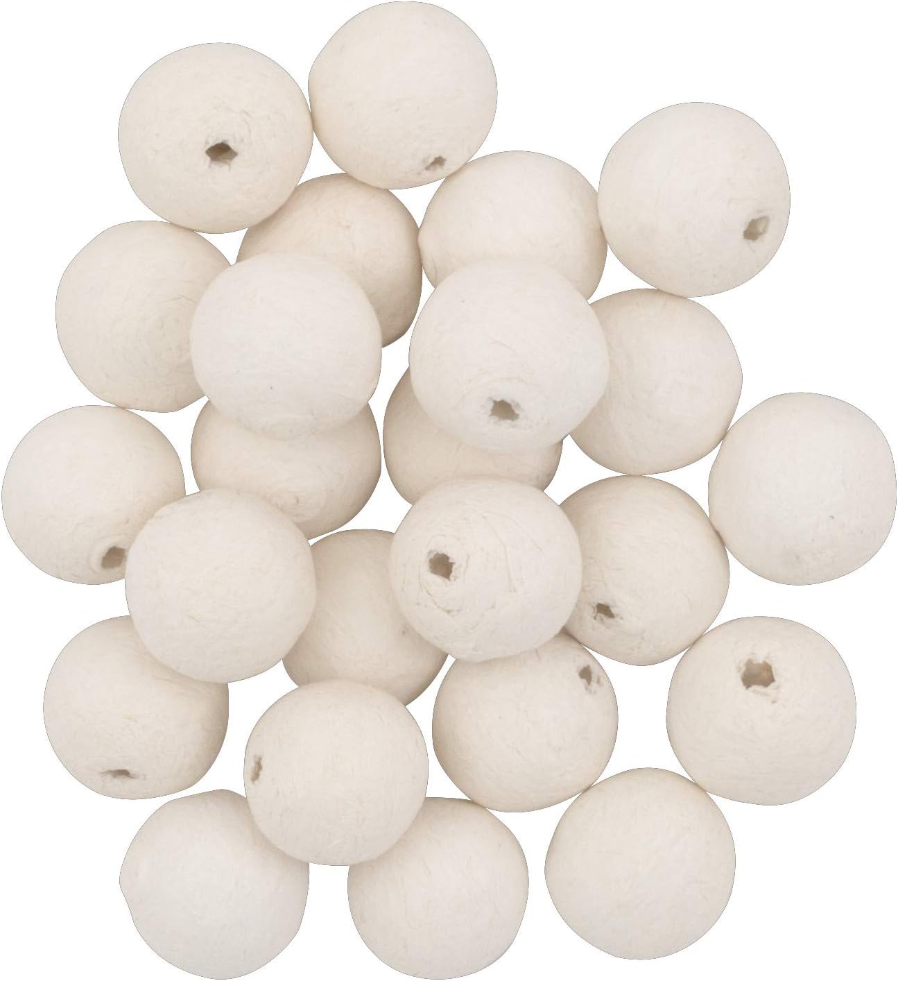 Lia Griffith Cotton Paper Balls 15mm White 24 Count