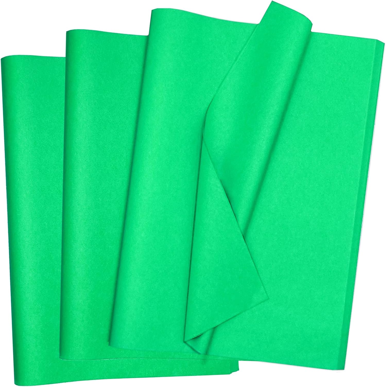 120 Sheets Green Tissue Paper for Gift Wrapping and Crafting