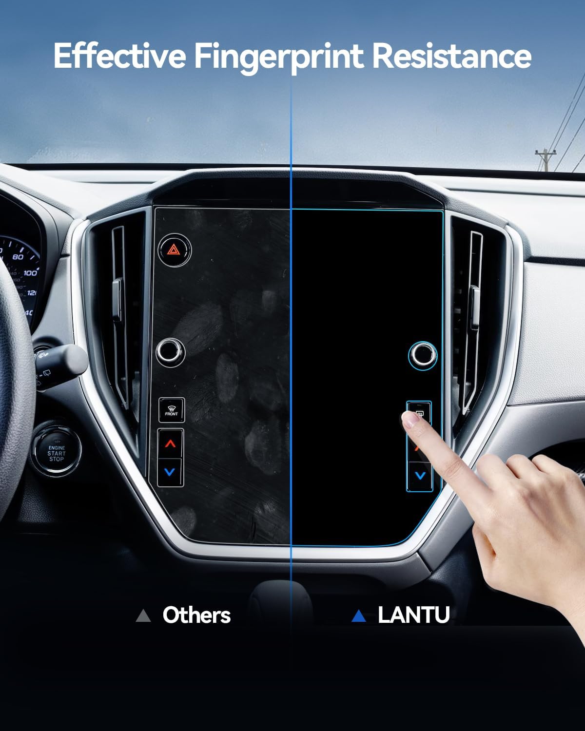 Matte Tempered Glass Screen Protector for Subaru 2022-2025