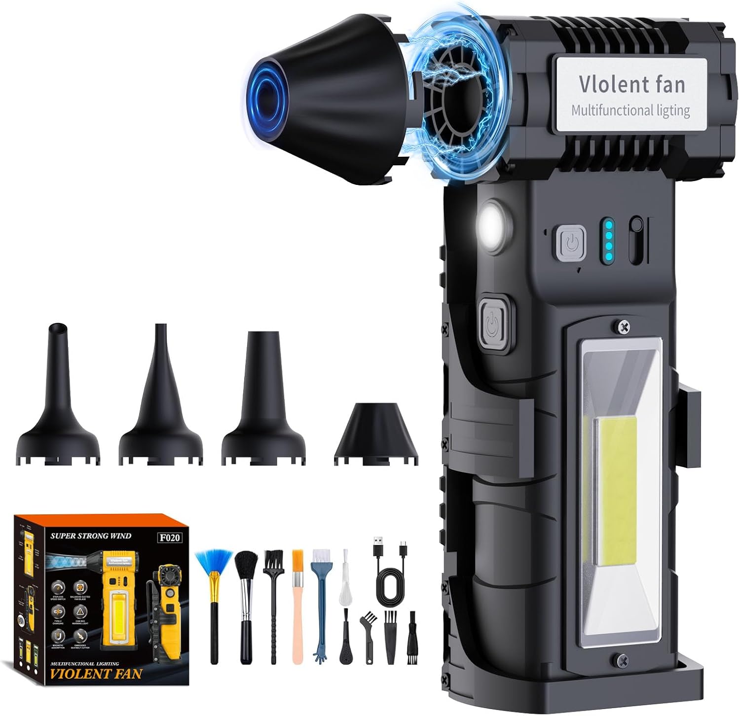 Imcrasy 3in1 Turbo Jet Air Duster Cordless