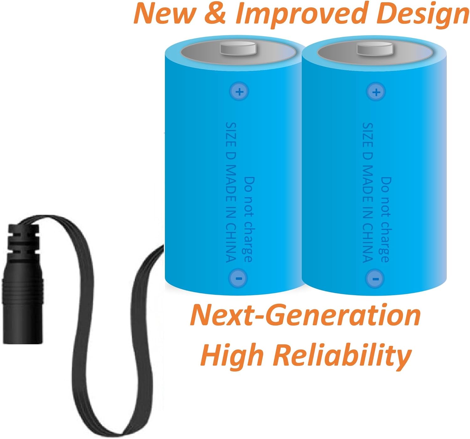 2 x D Next-Generation Heavy Duty Battery Replacement Kit