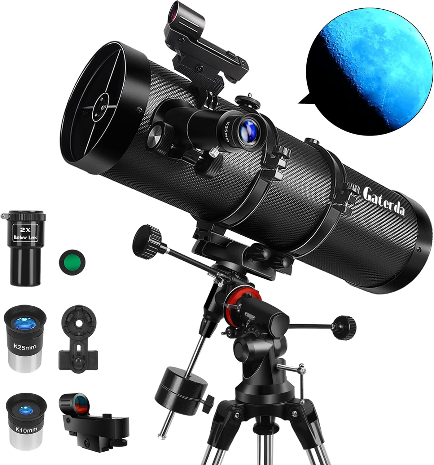 Gaterda 150mm Reflector Telescope for Astronomy
