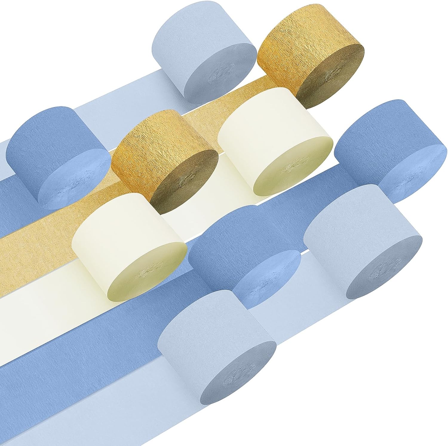 Kisston 10 Rolls Crepe Paper Streamers Decorations