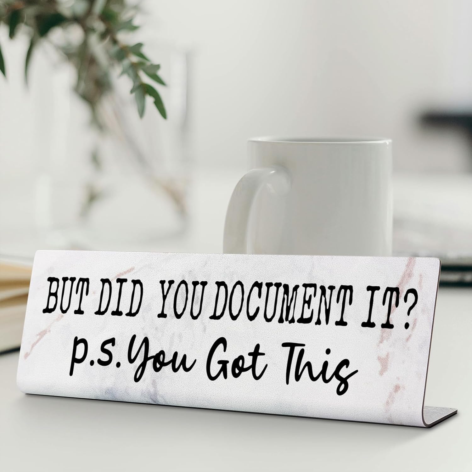 Vivopisew Funny Office Decor Sign with Humor