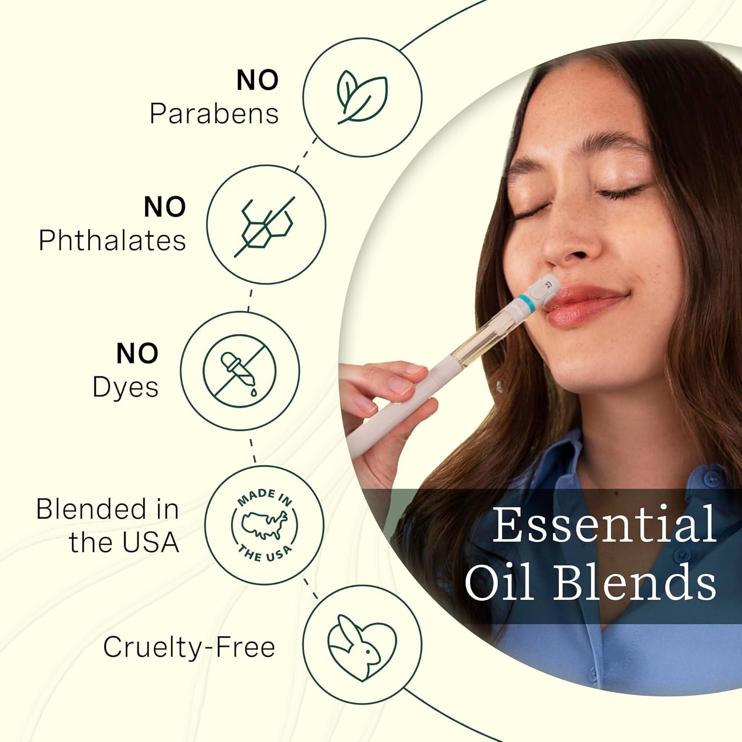 Lifelines Pen Diffuser Set 4 Pack Black Ballpoint Pens with Scented Essential Oils
