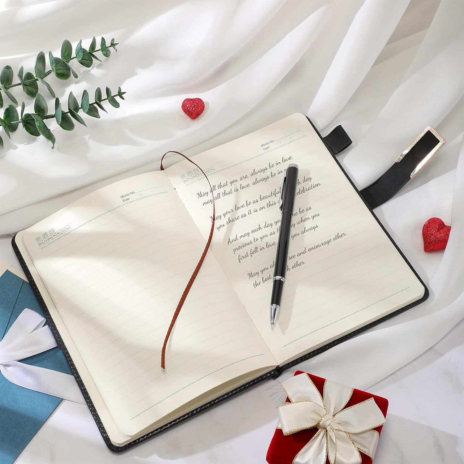 Hoolerry Wedding Officiant Book with Black Pen