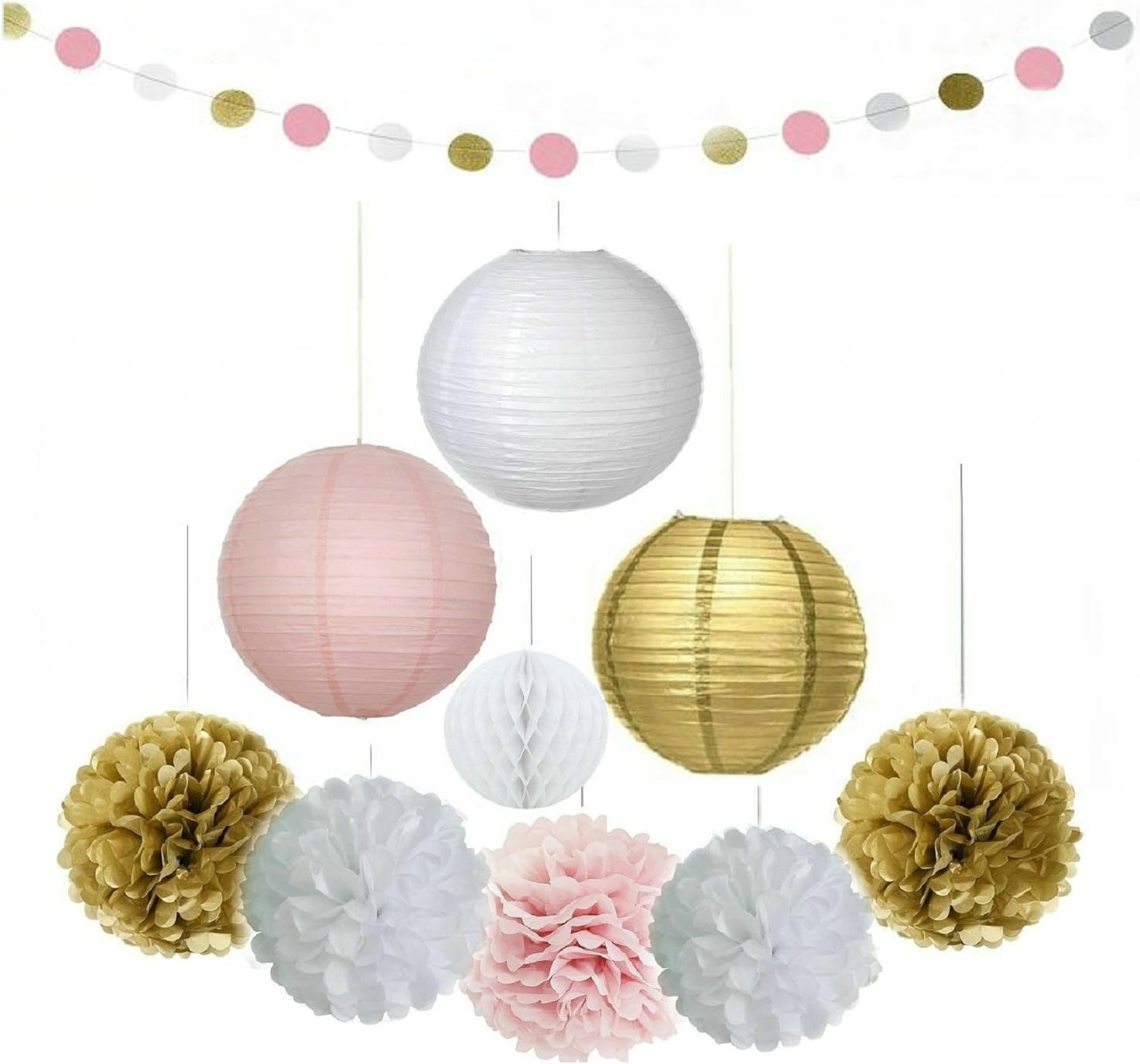 Fascola 12pcs Tissue Paper Decor Set