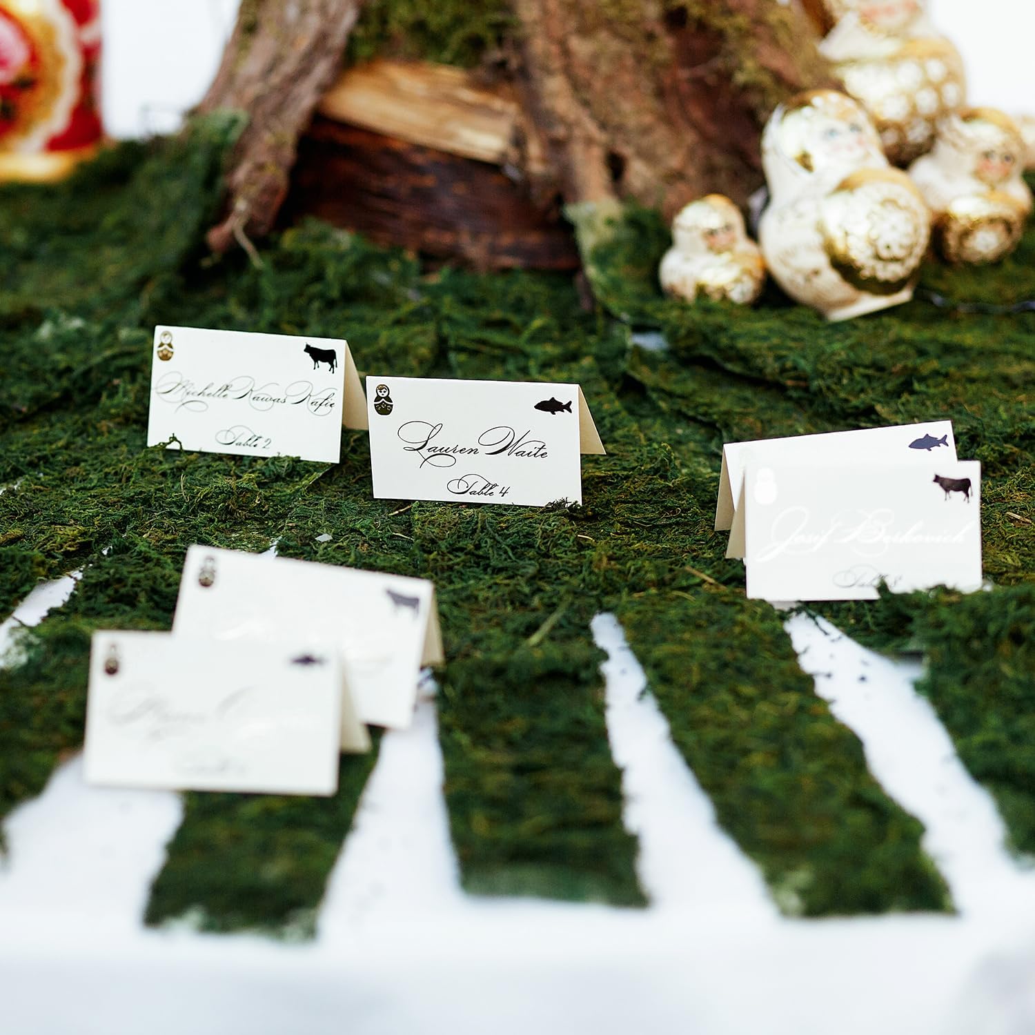 Mr-Label 100 Printable Place Cards 2x35 Inch Tent Cards