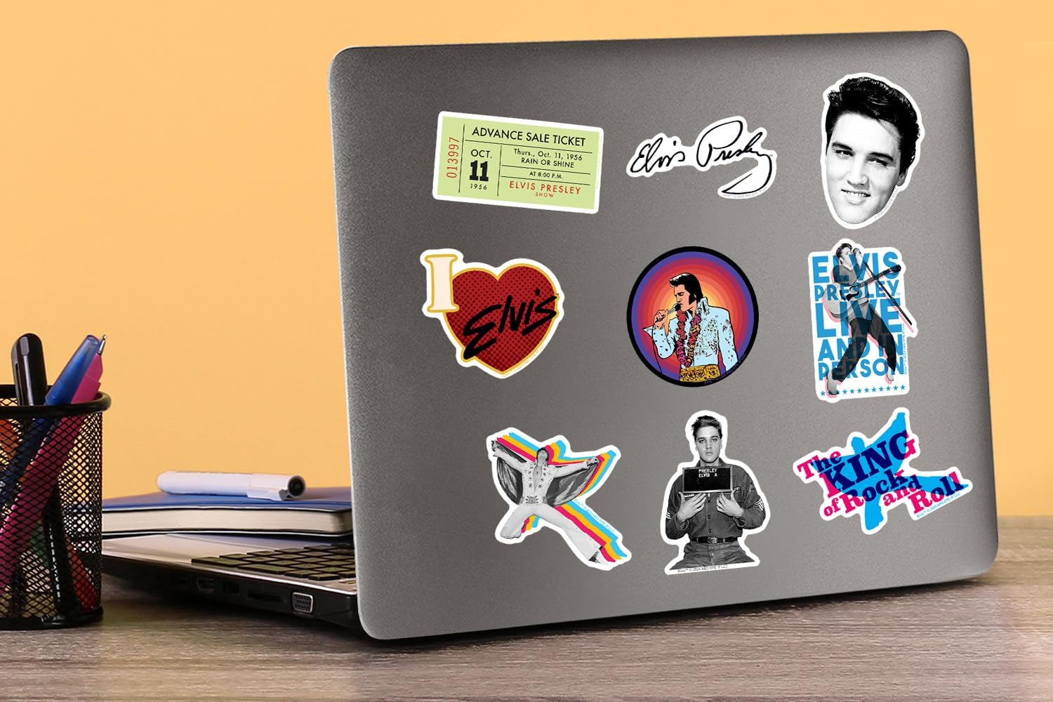 Elvis 50ct Vinyl Sticker Pack - Decals for Multiple Uses