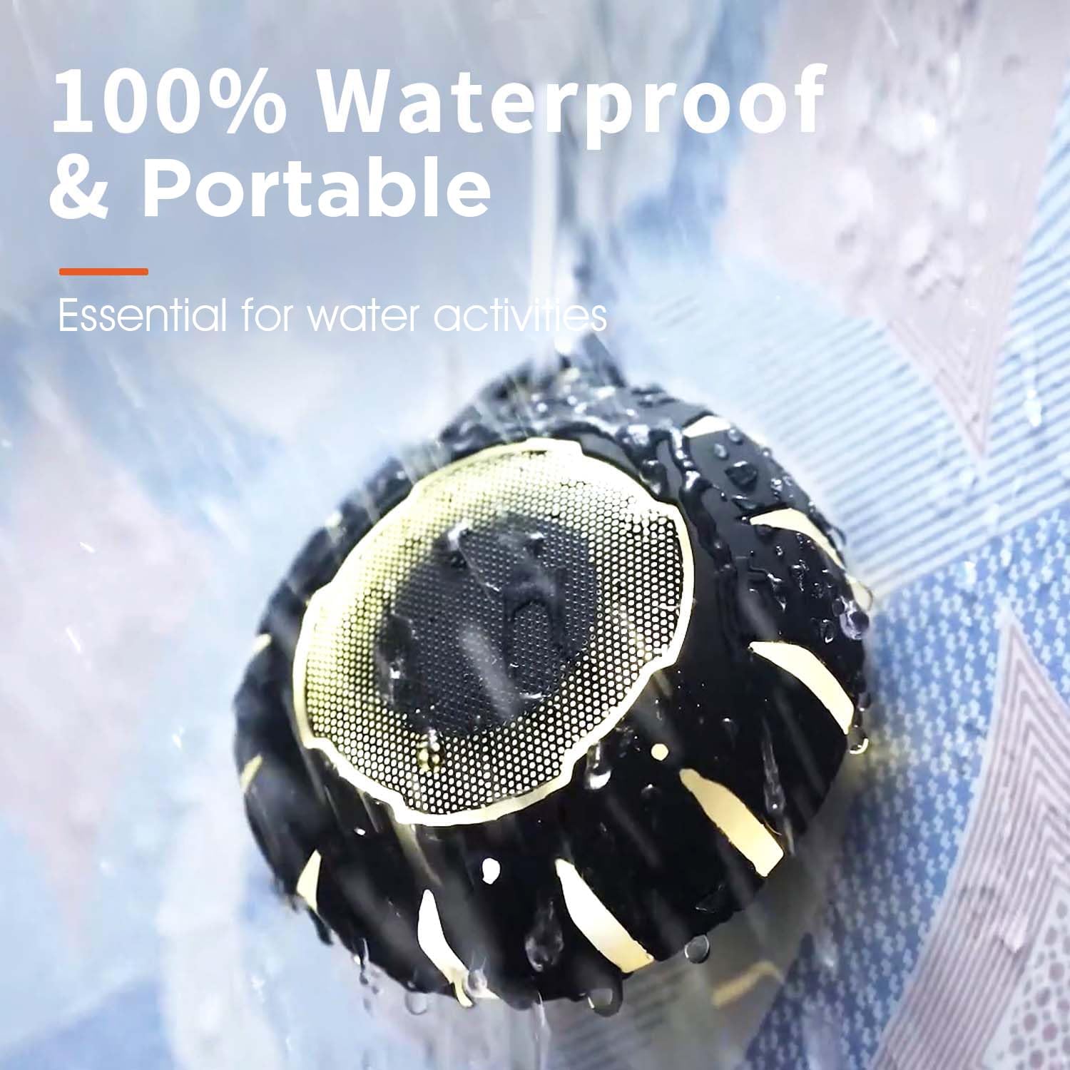 HEYSONG Waterproof Bluetooth Speaker