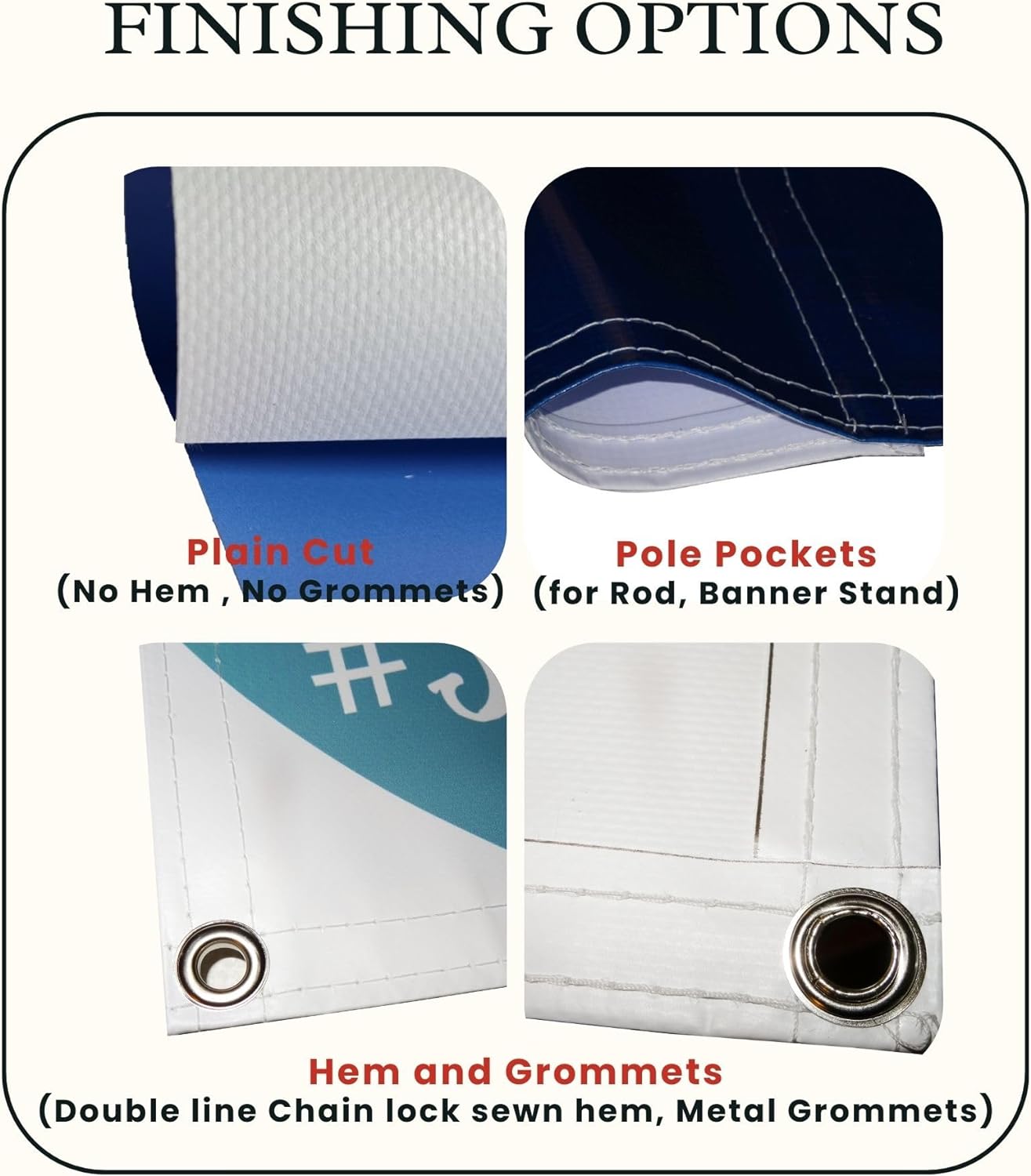 14oz Premium Vinyl Banner with 2 Sided Options