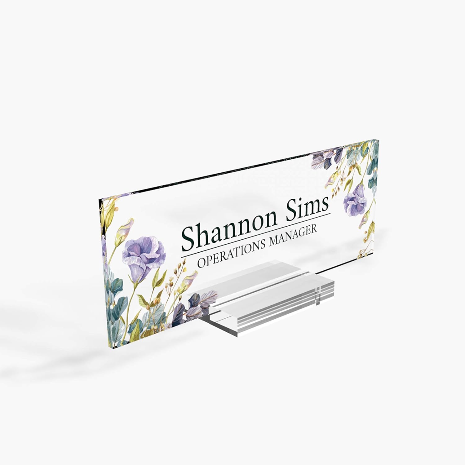 Desk Name Plate - Custom Aesthetic for Home Office and Business Professionals