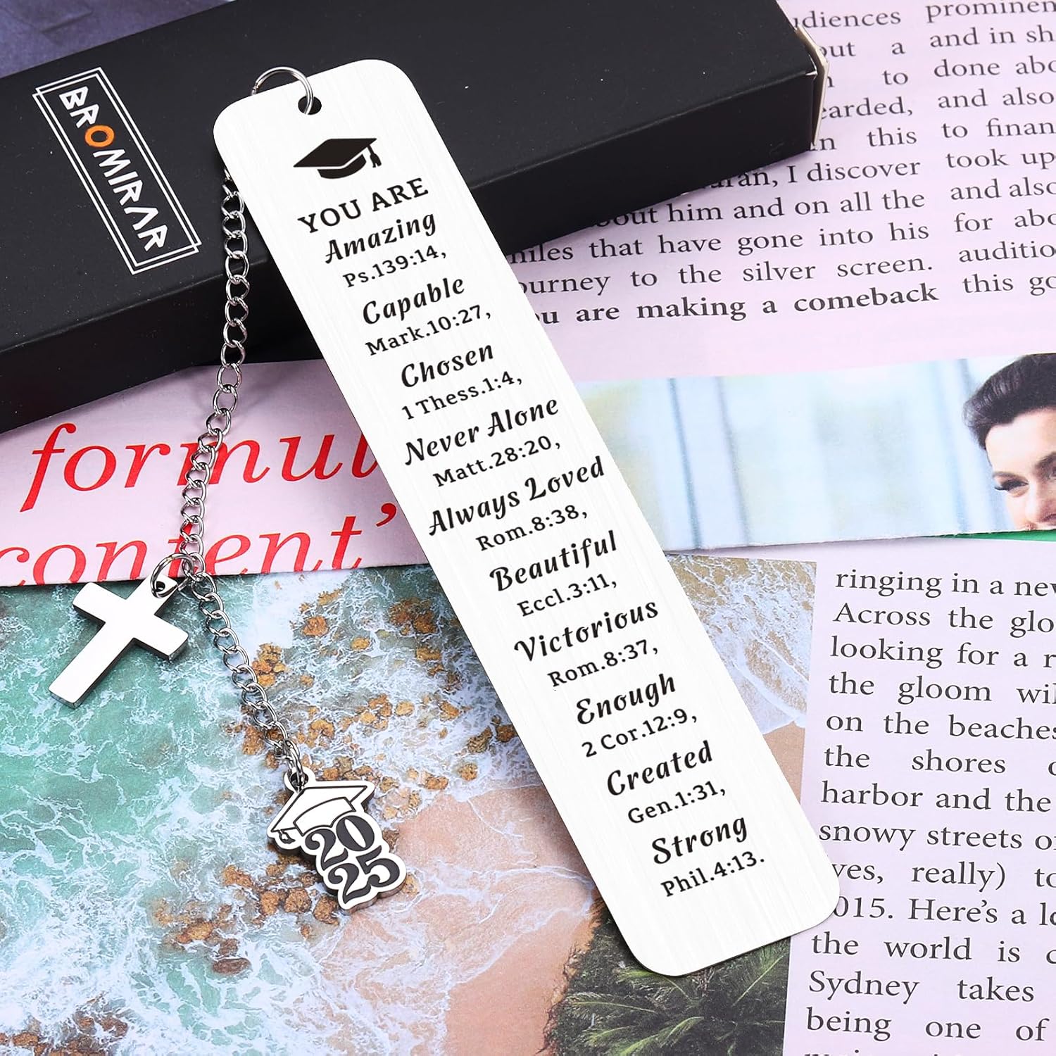2025 Graduation Bookmark for Girls Boys