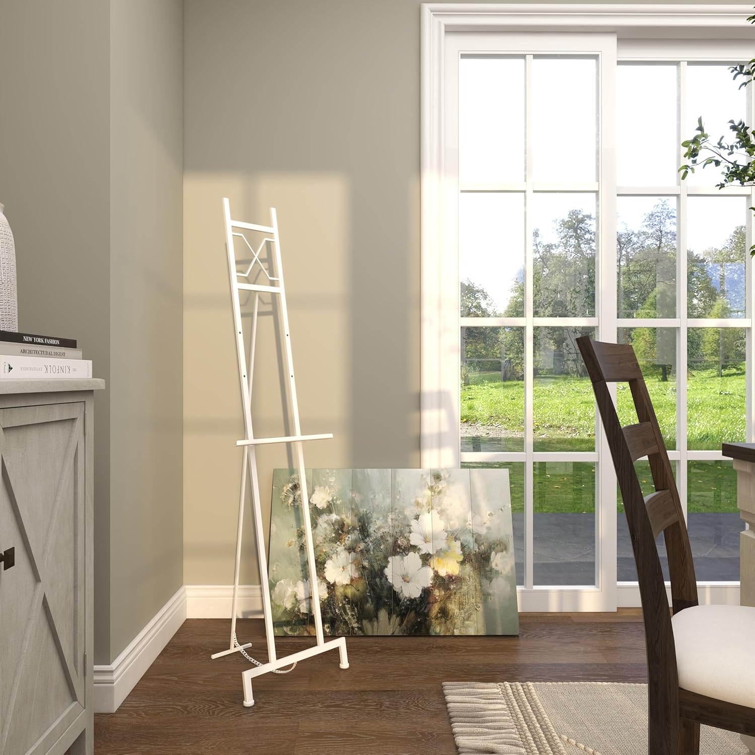 Deco 79 Tall Adjustable 3 Tier Floor Standing Easel
