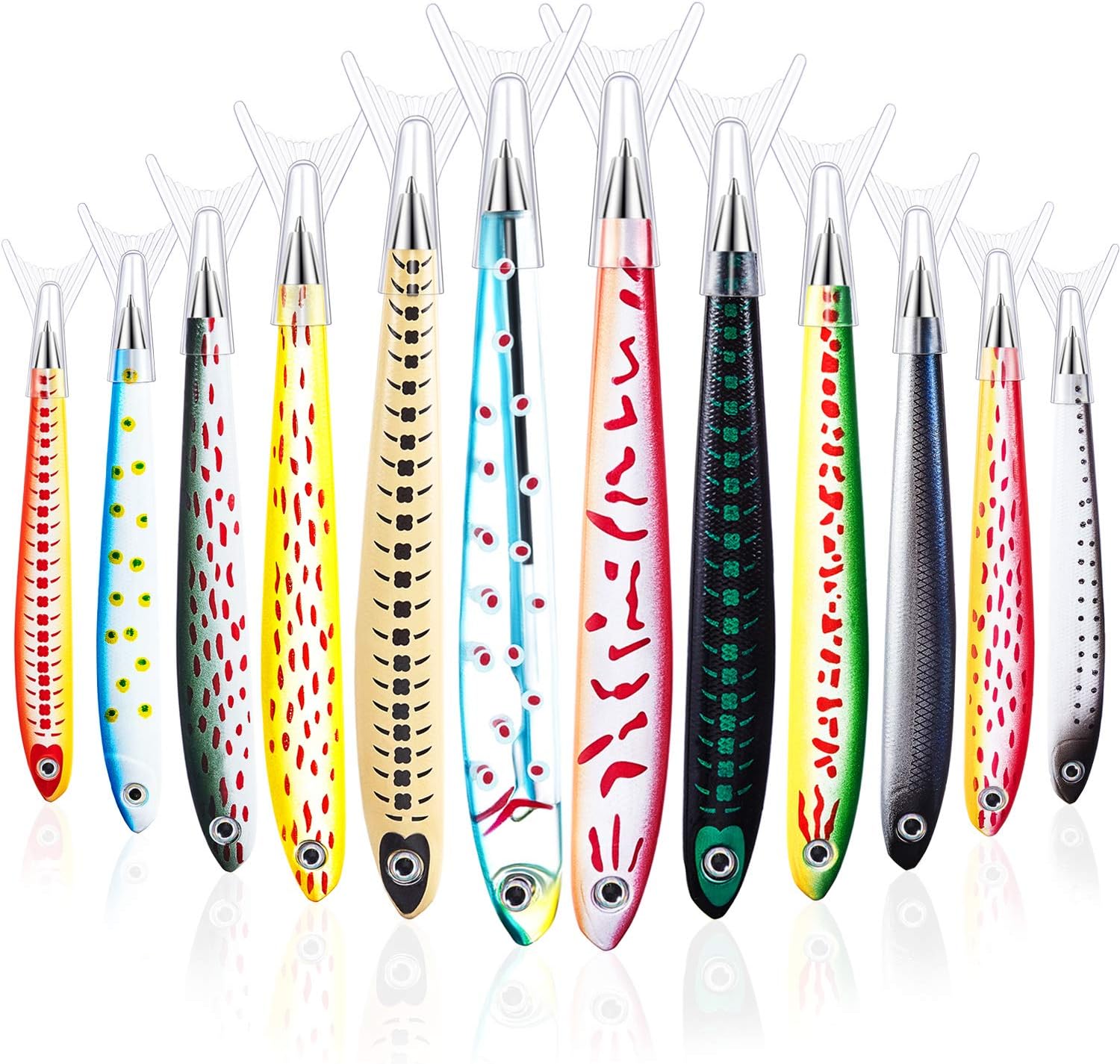 Outus Fish Shape Ballpoint Pens 12 Pack