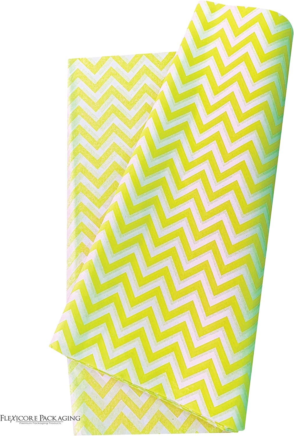 Flexicore Packaging Black Chevron Gift Wrap Tissue Paper