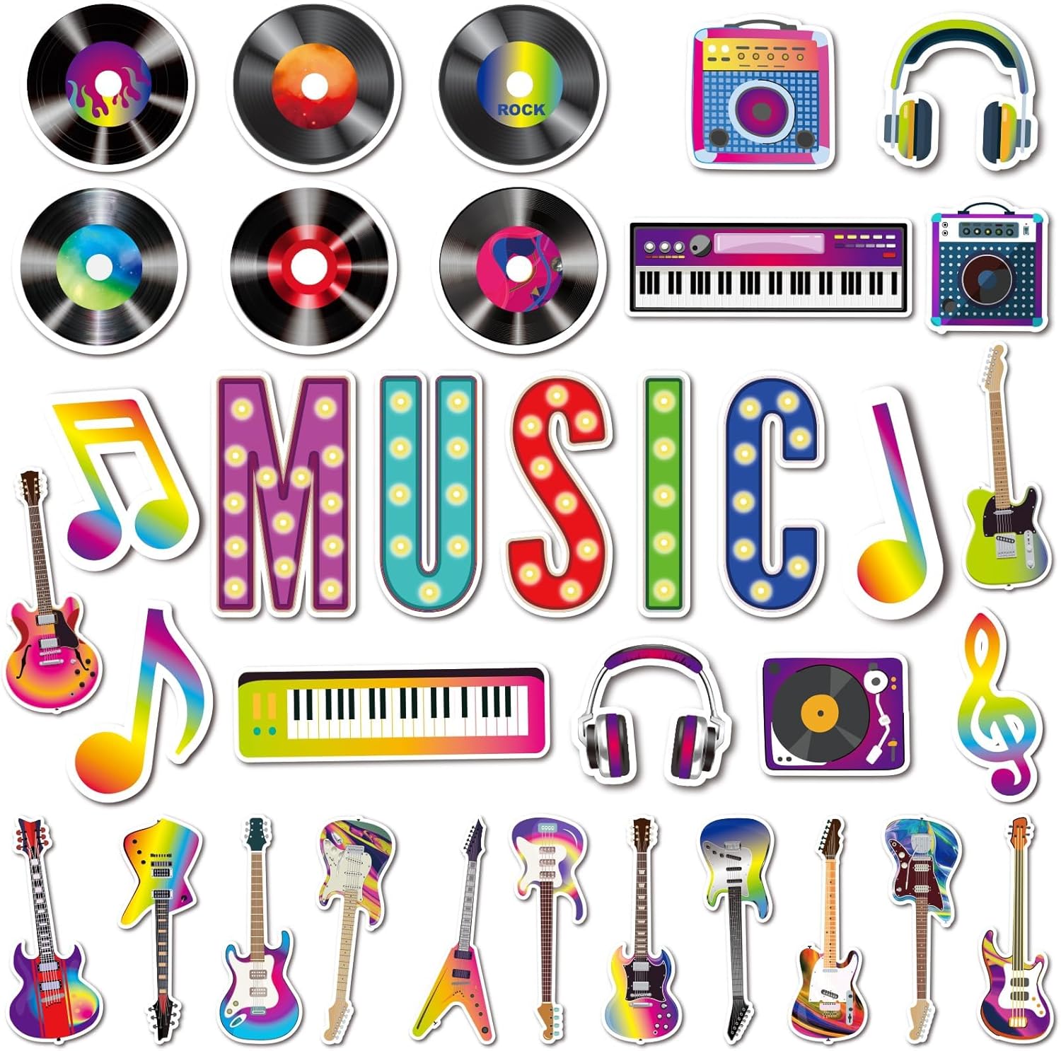 Music Notes Cutouts for Classroom Decorations