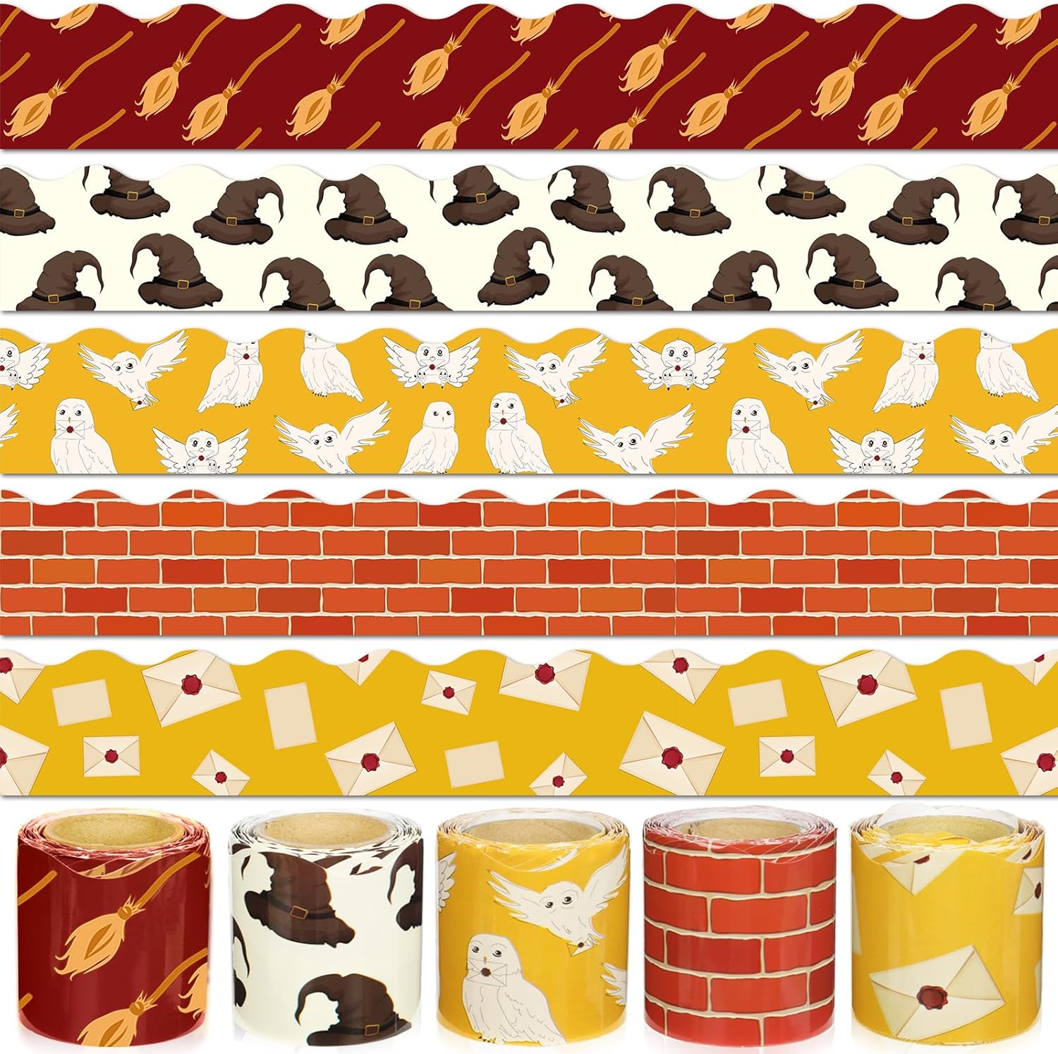 164ft Magical Wizard Bulletin Board Border Set