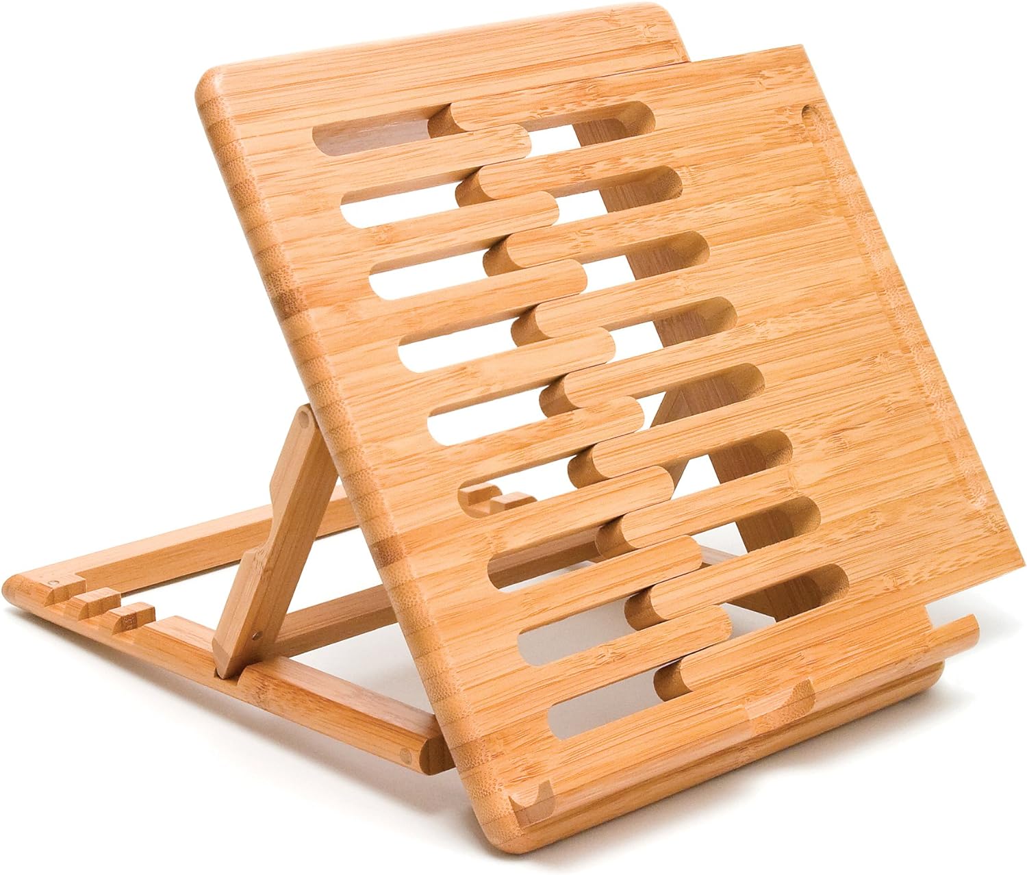 Lipper International Bamboo Wood Expandable Tablet Stand